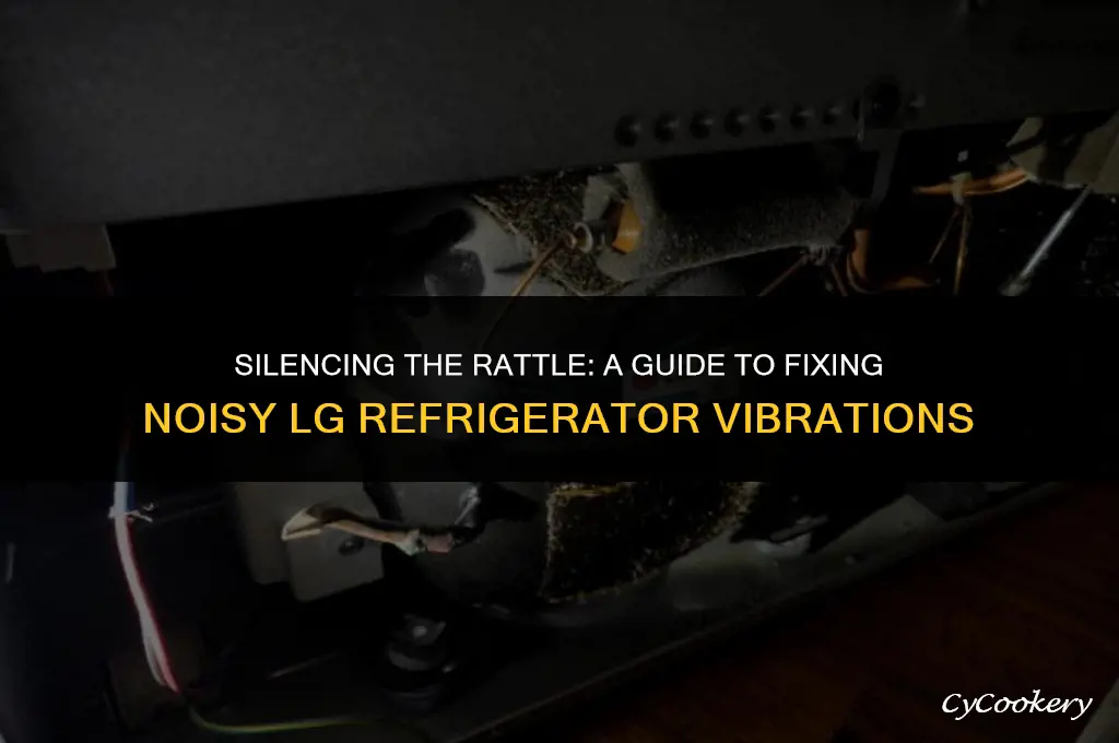 how to fix noisy vibration lg refrigerator side door