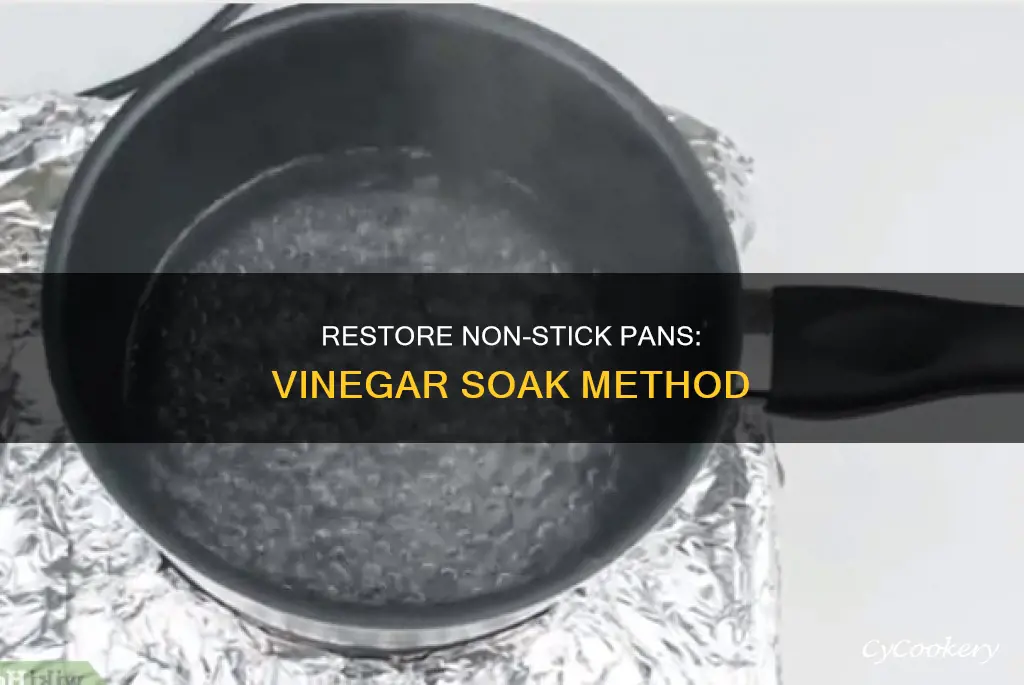 how to fix non stick pan vinegar