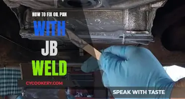 Repairing Oil Pan: JB Weld Method