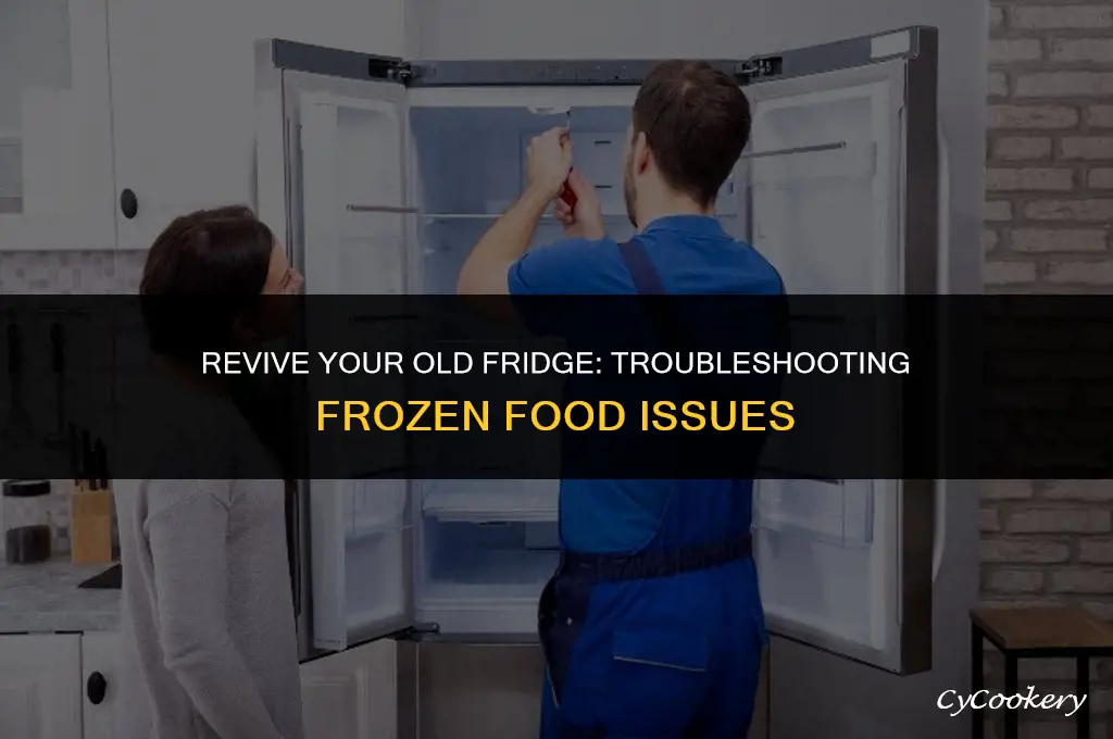 how to fix old refrigerator that freezes food