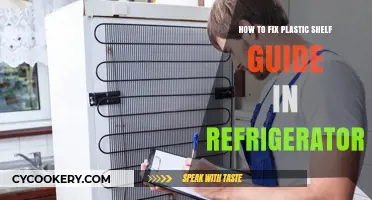 Easy DIY: Repairing Plastic Shelf Guides in Your Refrigerator