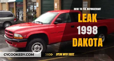 Fixing a Refrigerant Leak in Your 1998 Dodge Dakota: A DIY Guide