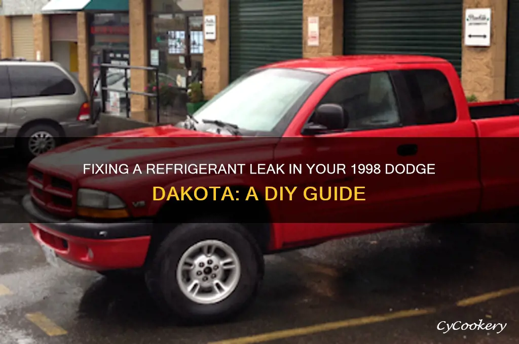how to fix refrigerant leak 1998 dakota