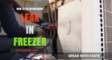 Quick Fixes for Refrigerant Leaks in Your Freezer: A Guide