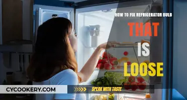 Easy Steps to Secure a Loose Refrigerator Bulb