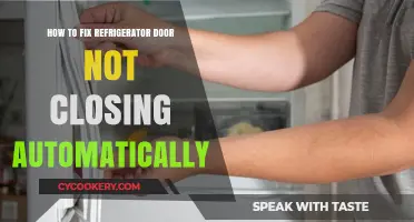 Easy Fixes for a Refrigerator Door That Won't Close Automatically