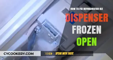 Quick Fix: Unfreeze Your Refrigerator Ice Dispenser in Minutes