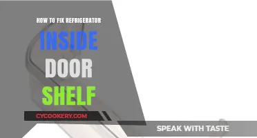 Quick Fixes for Repairing Your Refrigerator's Inside Door Shelf