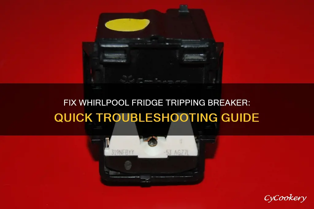 how to fix refrigerator tripping breaker whirlpool