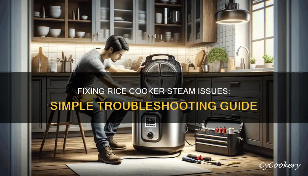 how to fix rice cooker no steam