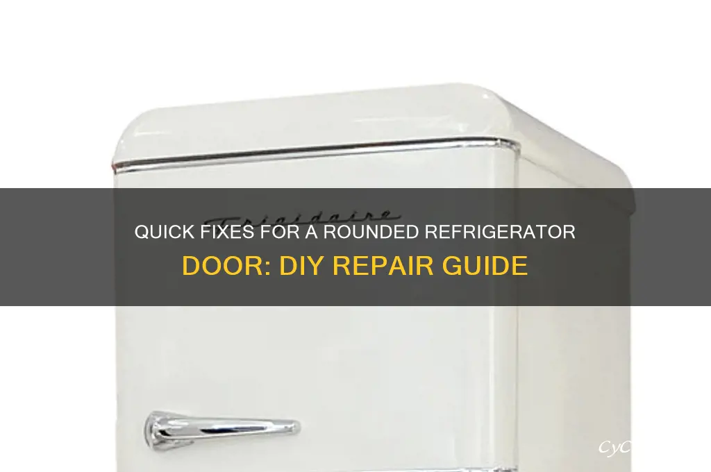 how to fix round on refrigerator door