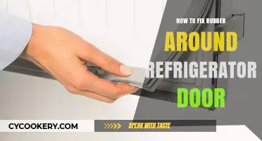 Easy DIY Guide: Repairing the Rubber Seal on Your Fridge Door