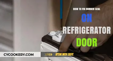Easy Steps to Fix a Rubber Seal on Your Refrigerator Door