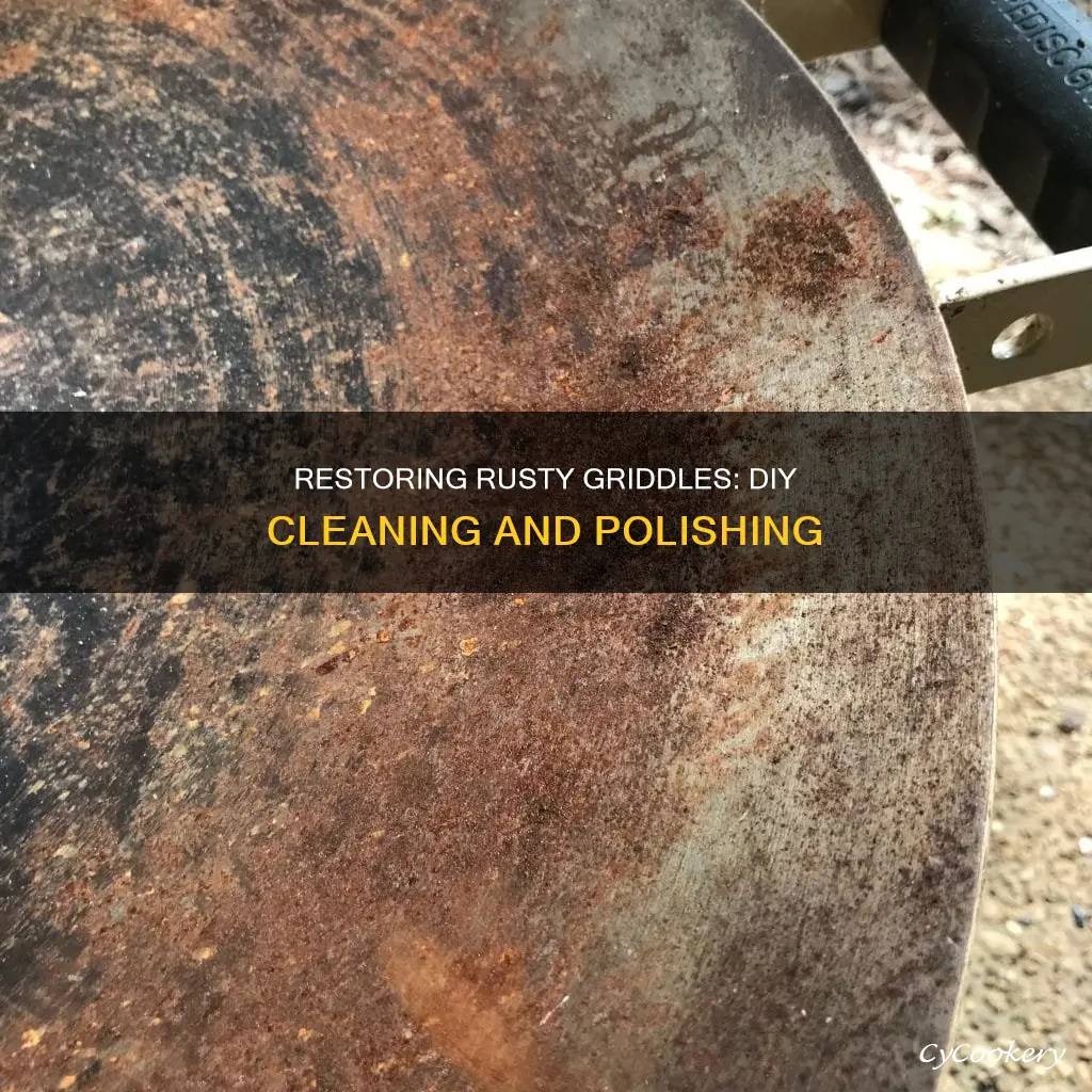 how to fix rusty griddle pan