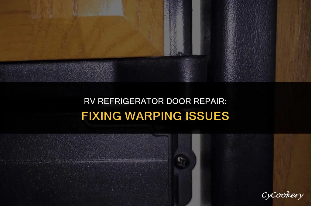 how to fix rv refrigerator door that is warped