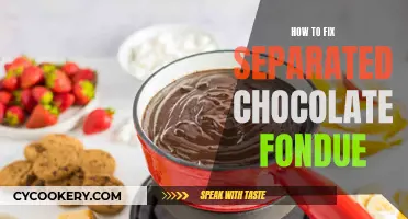 Fixing Separated Chocolate Fondue: Quick and Easy Solutions