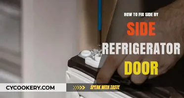 Easy Steps to Fix Your Side-by-Side Refrigerator Door