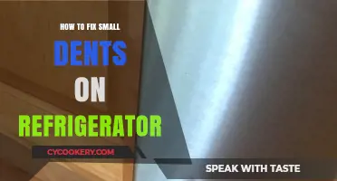 Quick DIY Fixes for Small Dents on Your Refrigerator