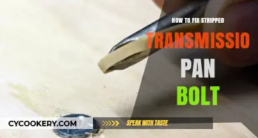 Repairing Stripped Transmission Pan Bolt Issues