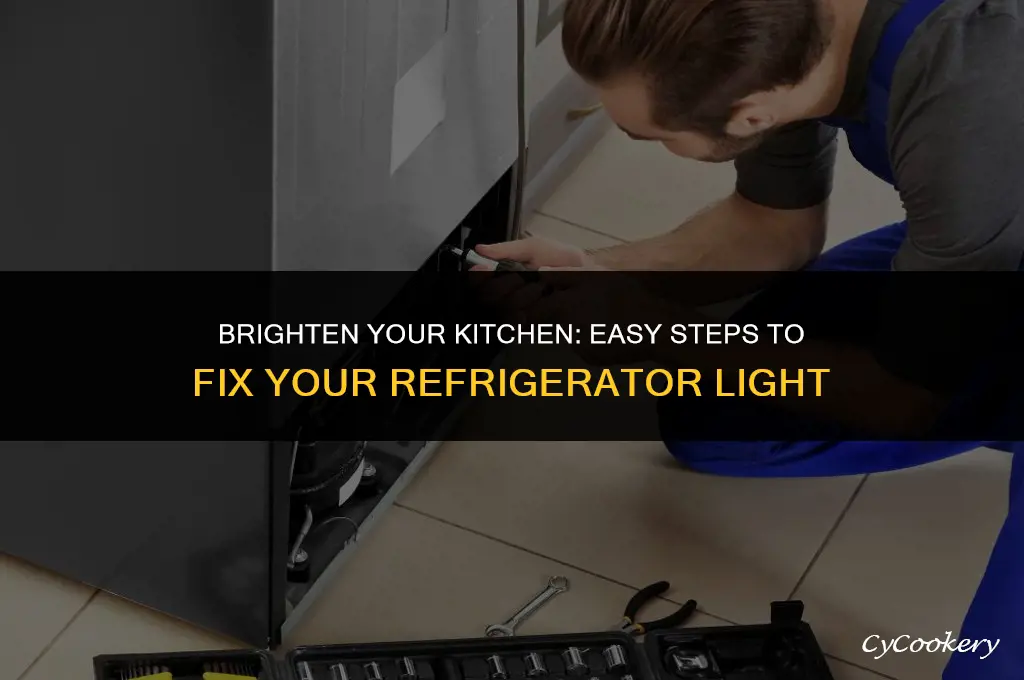 how to fix the light in my refrigerator