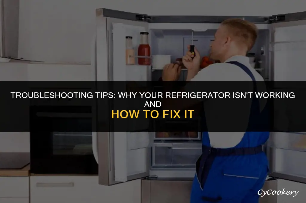 how to fix the refrigerator is not working
