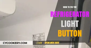Quick Fix: Repairing Your Refrigerator Light Button Easily at Home