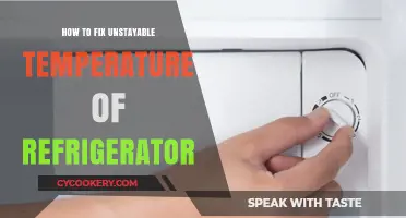 Solve Your Fridge's Unstable Temperature: Quick Fixes and Tips