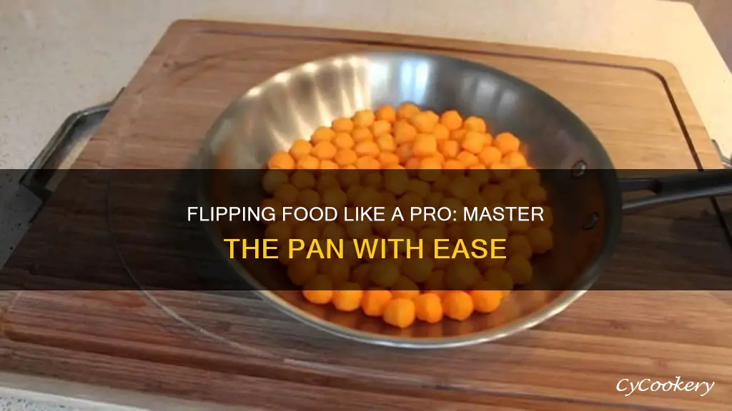 how to flip food in a pan