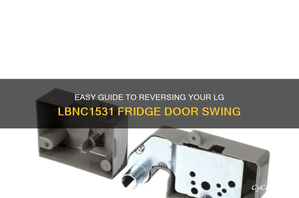 how to flip lg lbnc1531 refrigerator door