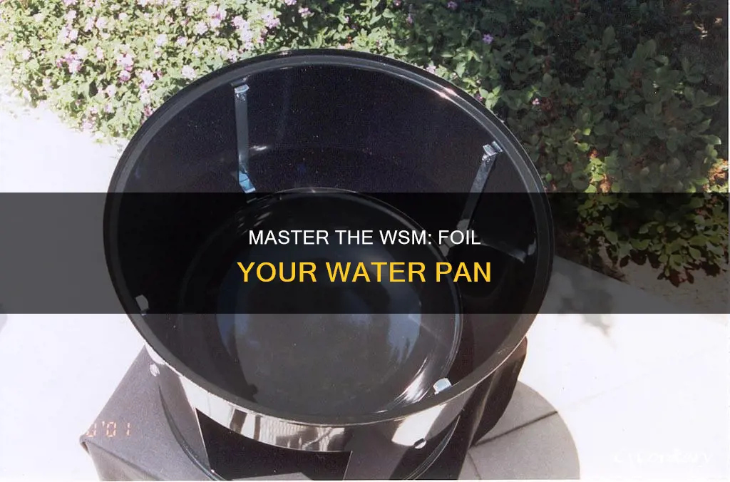 how to foil water pan wsm