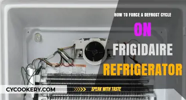 Initiate Defrost Cycle on Frigidaire Refrigerator: A Simple Guide