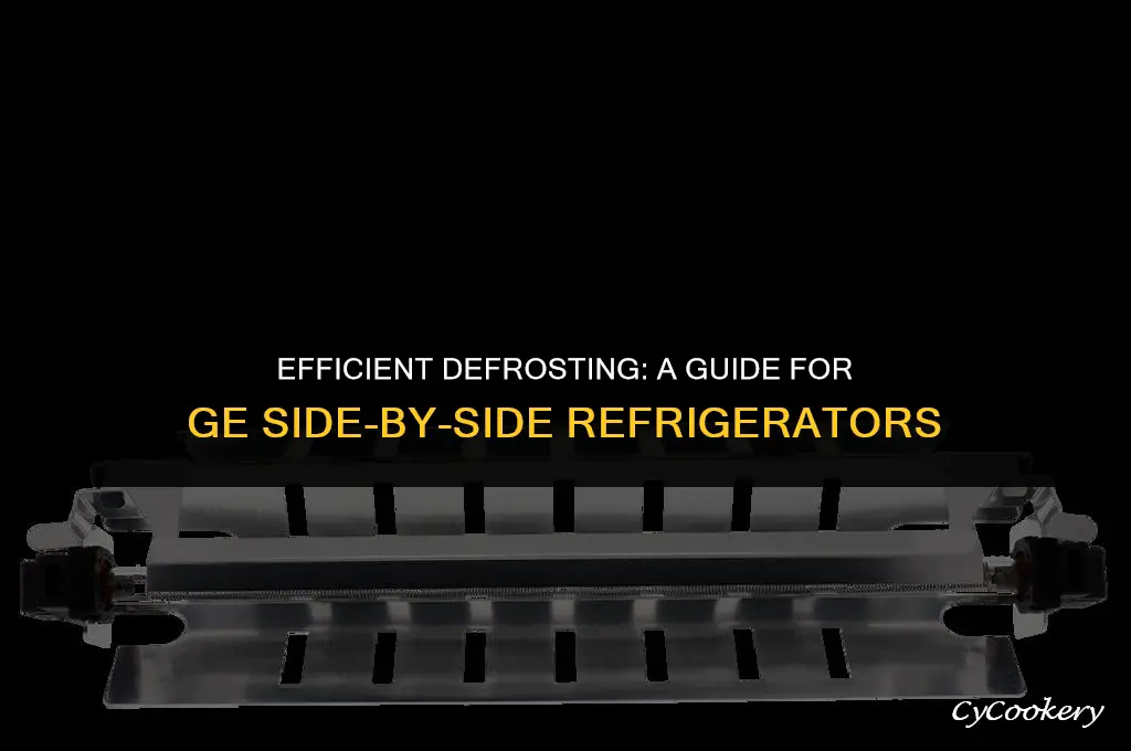 how to force defrost ge side by side refrigerator