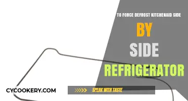 Efficiently Defrosting Your KitchenAid Side-by-Side Refrigerator: A Guide