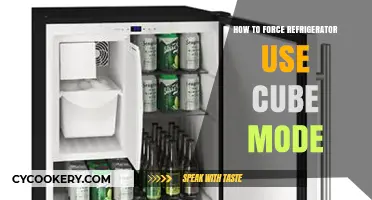 Mastering Cube Mode: Tips to Force Your Refrigerator's Ice Setting