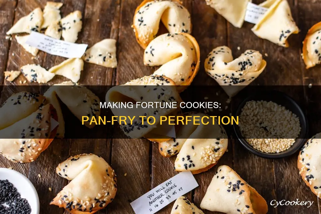 how to fortune cookies on the pan
