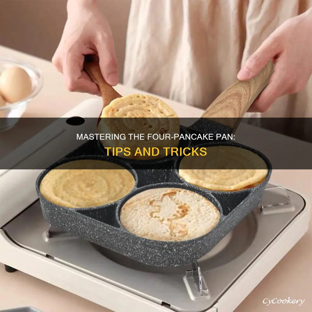 how to four pancake pan