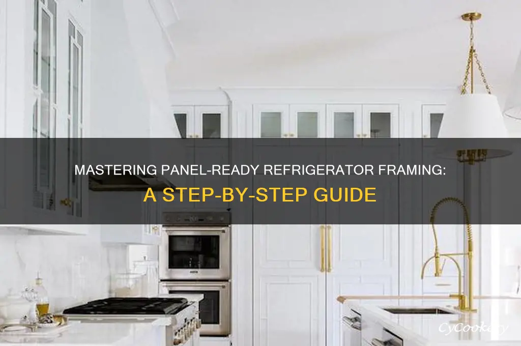 how to frame for panel ready refrigerator