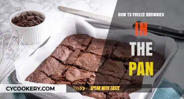 Freezing Brownies: Pan-Freezing Tips and Tricks