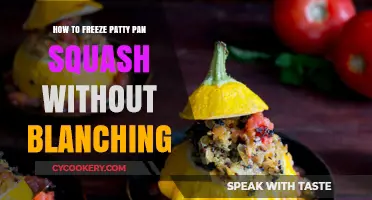Freezing Patty Pan Squash: No-Blanch Hack