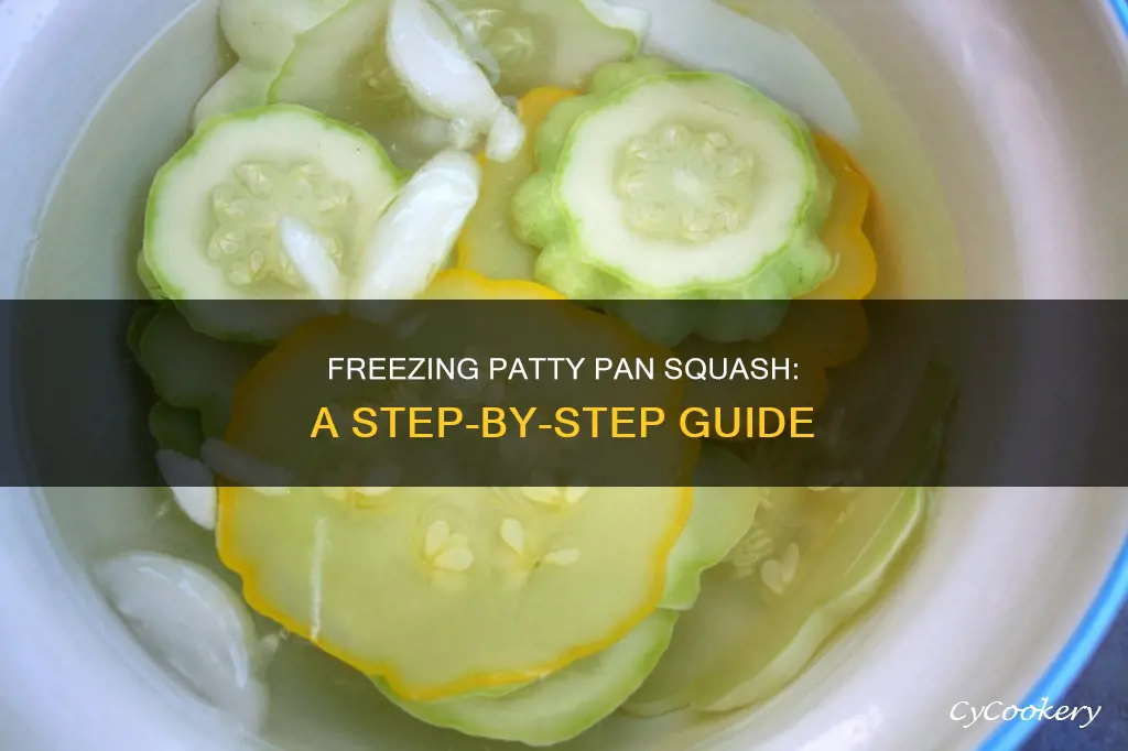 how to freeze patty pan squash