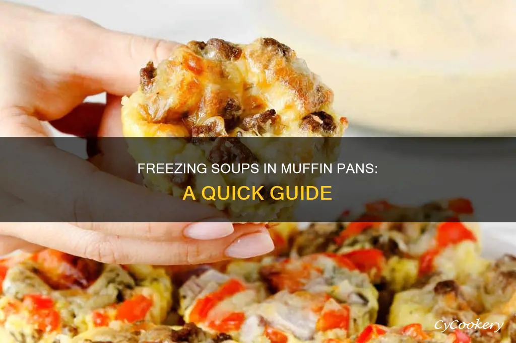 how to freeze soups in muffin pans