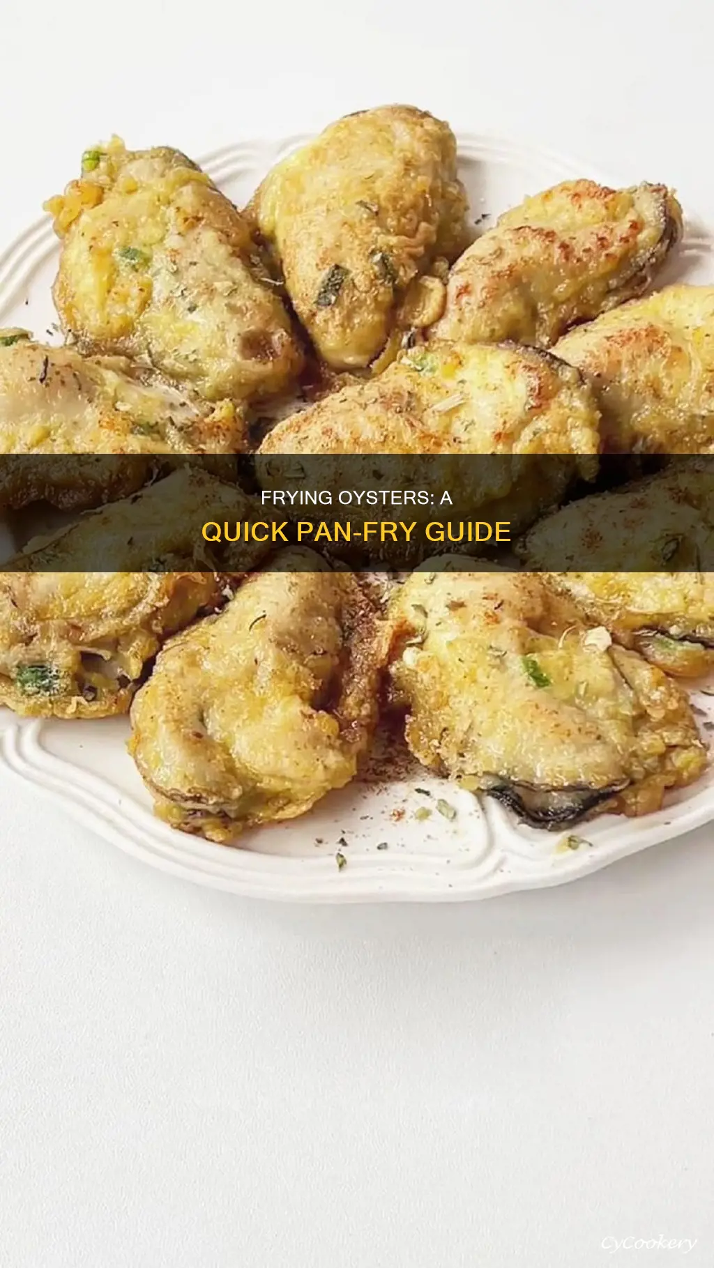 how to fryoysters in a pan