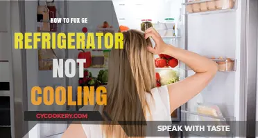 Fixing a GE Refrigerator That’s Not Cooling: Quick Troubleshooting Guide
