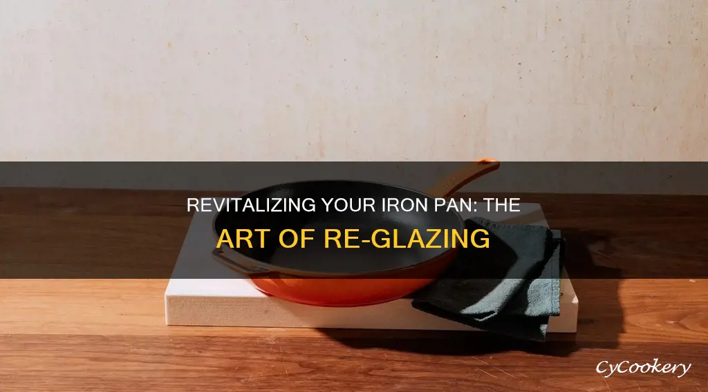 how to galze my iron pan