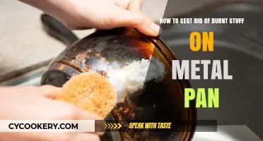 Remove Stubborn Burn Stains from Metal Pans Easily
