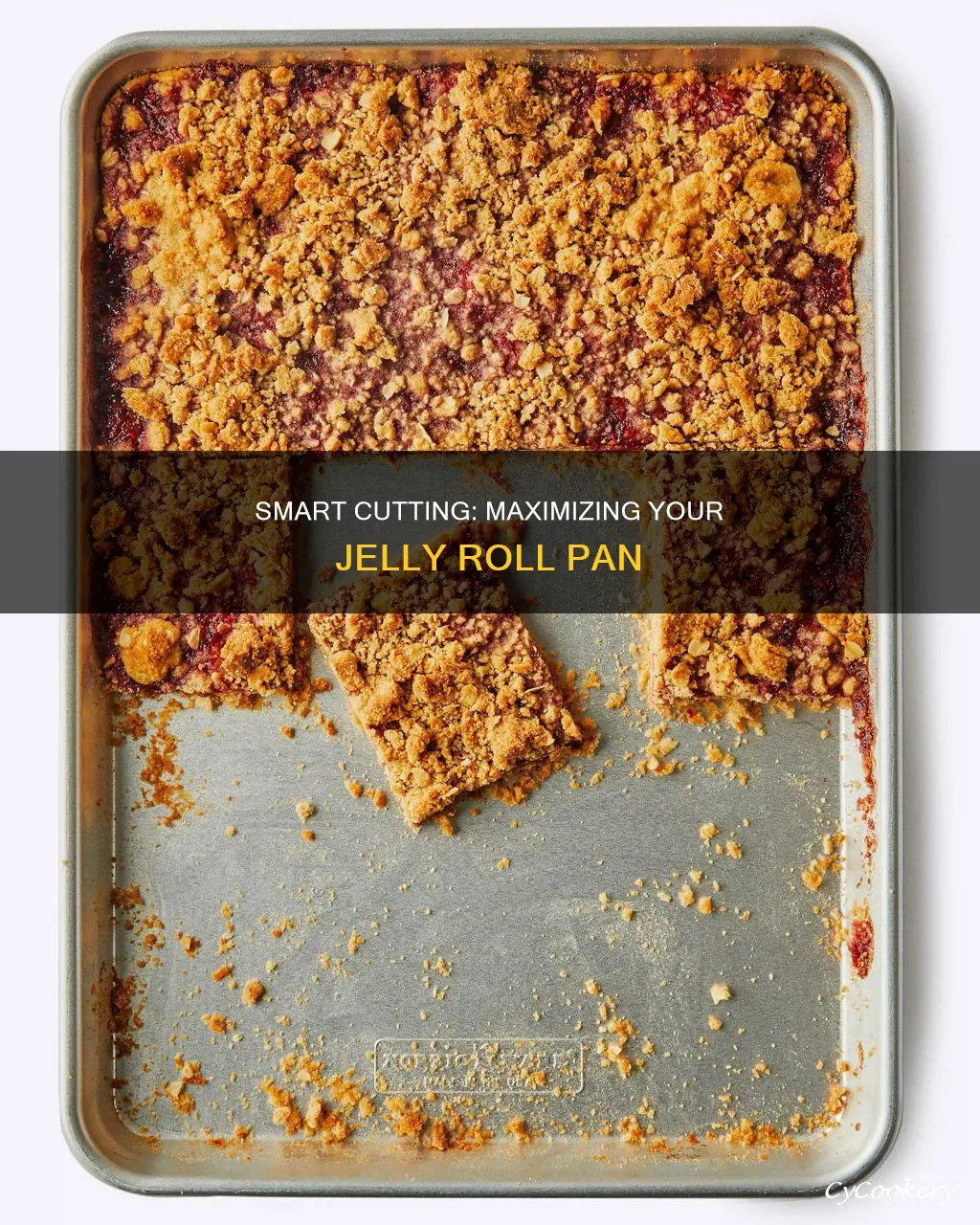 how to get 24 cuts out of jelly roll pan