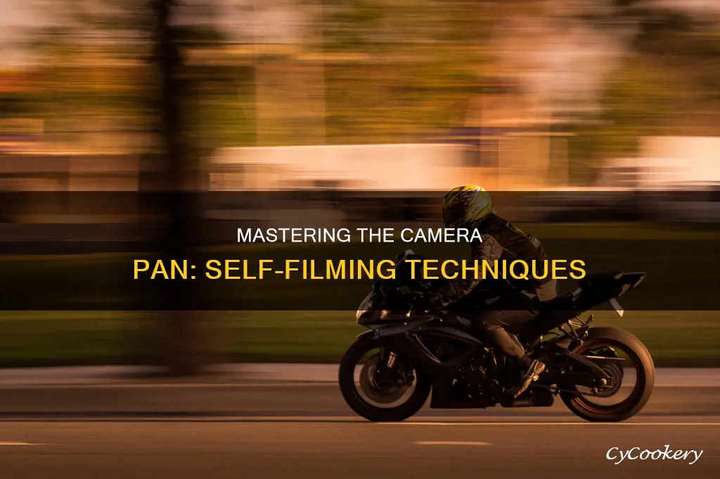 how to get a camera pan self film