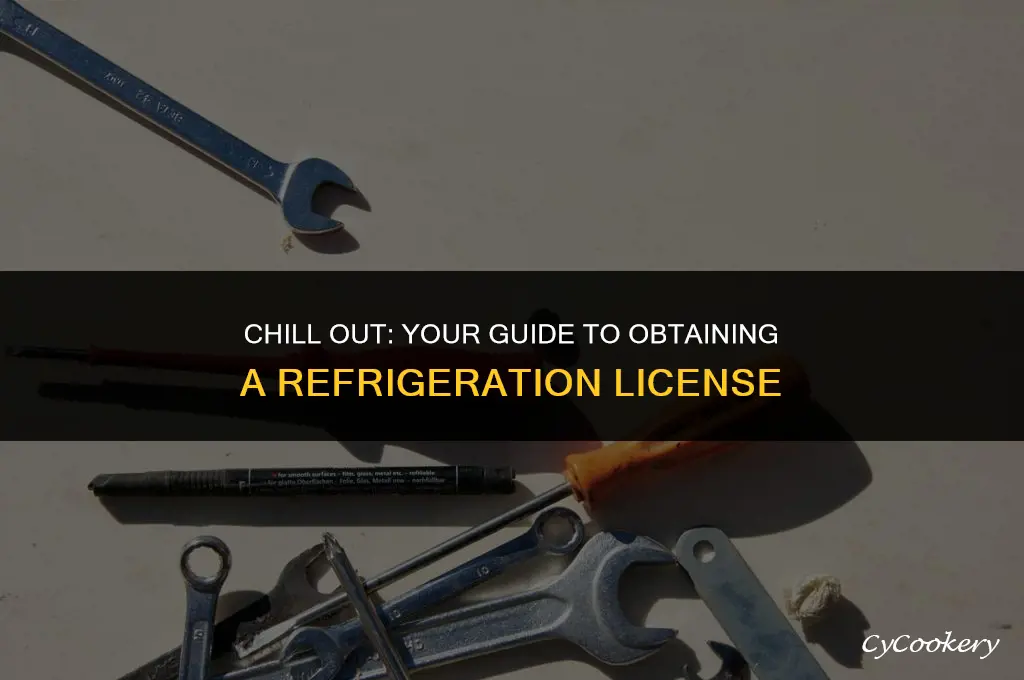 how to get a copy of refrigeration license