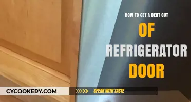 Easy Fixes: Removing Dents from Your Refrigerator Door