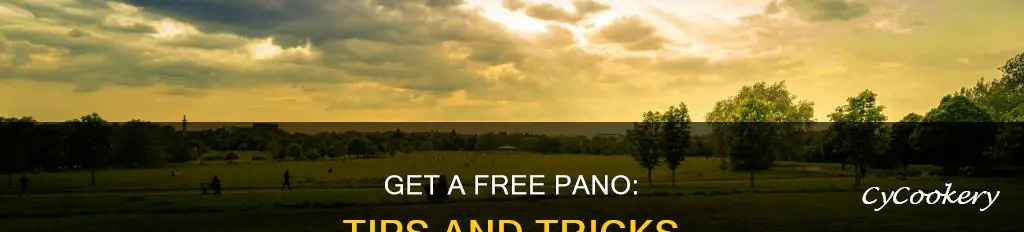 how to get a free pano